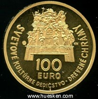 100 EURO 2010 HOLZKIRCHEN IN DEN KARPATHISCHEN BERGEN