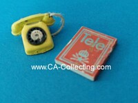 LUNDBY DOLLHOUSE TELEPHONE AND TELEPHONE BOOK