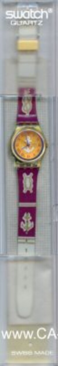 SWATCH 1992 LADY RED KNOT LK130.