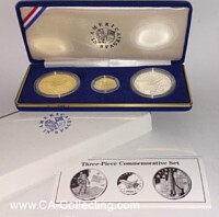 AMERICA IN SPACE - GOLD SILVER & BRONZE MEDAL SET
