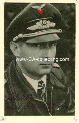 SCHALK, Johann (Hans). Oberst der Luftwaffe, Kommodore...