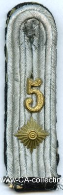 1 SCHULTERSTÜCK Oberleutnant Pionier-Bataillon 5,...
