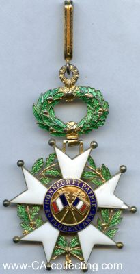 Foto 7 : ORDEN DER EHRENLEGION. Kreuz der Kommandeure 1951. Bronze...