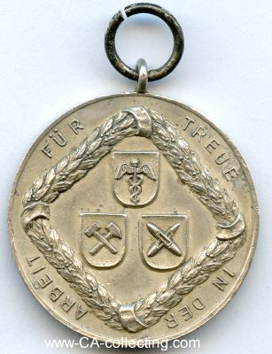 Photo 2 : COTTBUS / NIEDERLAUSITZ. Medaille für Treue in der...