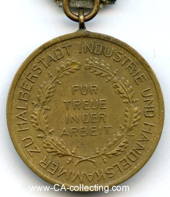 Photo 2 : HALBERSTADT. Medaille für Treue in der Arbeit der...