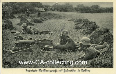PHOTO-POSTKARTE 'Unser Heer: Infanterie-Maschinengewehr...