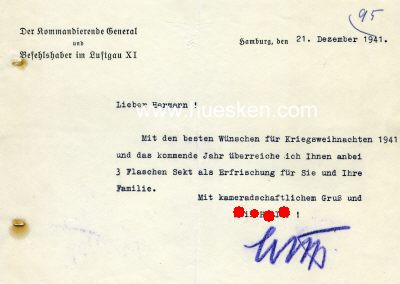 Photo 2 : WOLFF, Ludwig. General der Flieger, Kommandierender...