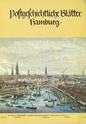 Foto 6 : POSTGESCHICHTLICHE BLÄTTER HAMBURG. Lot von 7 Heften...