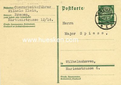 Foto 2 : KLEIN, Wilhelm. RAD-Oberstarbeitsführer des Gau 17...