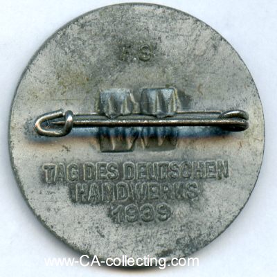 Photo 2 : ABZEICHEN 'Tag des deutschen Handwerks 1939'. Magnesium....