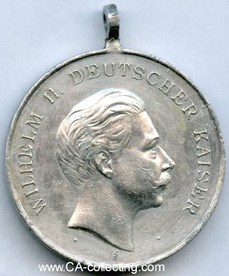 KRIEGERVEREIN UNNAU. Tragbare Medaille zur Erinnerung an...