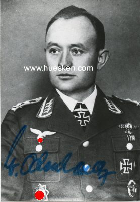 ODENHARDT, Wilhelm. Oberfeldwebel der Luftwaffe im...