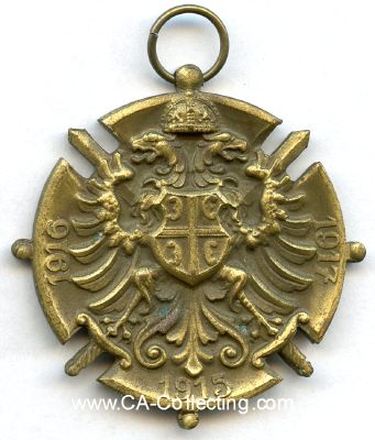 Photo 2 : KRIEGSKREUZ 1914-1918 König Petar I. Bronze. 39mm am...