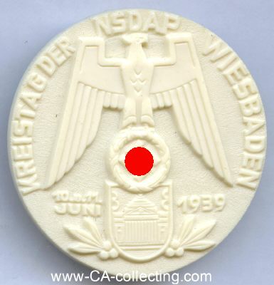 ABZEICHEN zum Kreistag der NSDAP in Wiesbaden am 10./11....