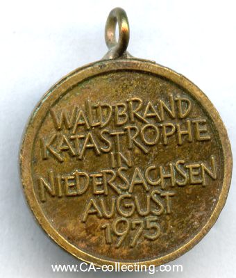 NIEDERSACHSEN. Waldbrand-Katastrophen-Medaille 1975....