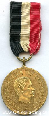 DEUTSCHER KRIEGERBUND. Medaille um 1900 mit Kopf Kaiser...