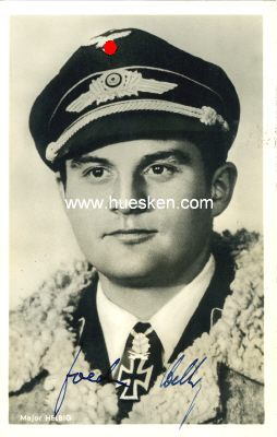 HELBIG, Joachim. Oberst der Luftwaffe, Kampfflieger und...