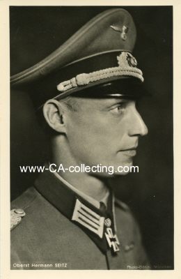 HOFFMANN-PORTRÄT-POSTKARTE Oberst Hermann Seitz....