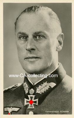 HOFFMANN-PORTRÄT-POSTKARTE Generalmajor Scherer. R31