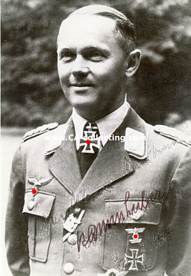 KAMMHUBER, Josef. Generalleutnant der Luftwaffe,...