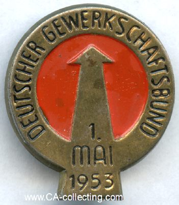 VERANSTALTUNGSABZEICHEN '1. Mai 1953 - Deutscher...