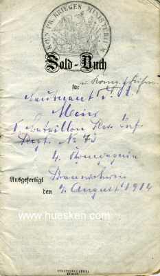 Photo 2 : 2 x SOLDBUCH f.d.Leutnant bzw. Oberleutnant Meier a.d....