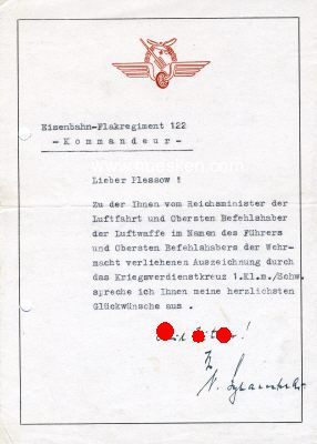 Photo 2 : GYLDENFELDT, Georg von. Generalmajor der Luftwaffe,...