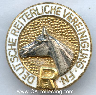 DEUTSCHE REITERLICHE VEREINIGUNG FN Abzeichen. Bronze...