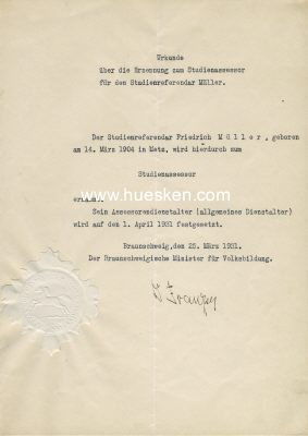 Foto 2 : FRANZEN, Dr. Anton. NSDAP-Politiker, MdR, Minister des...