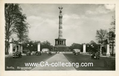 PHOTO-POSTKARTE um 1939 'Berlin - Siegessäule'.