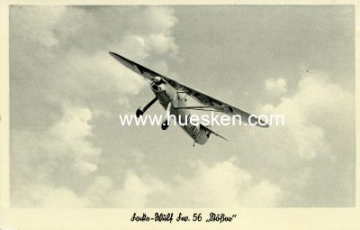 PHOTO-POSTKARTE Die Luftwaffe 'Focke-Wulf Fw. 56...