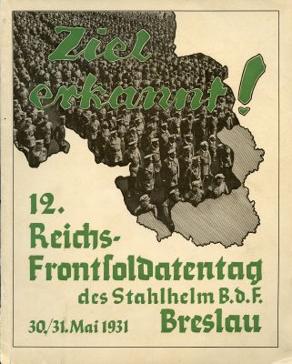 DER 12.REICHS-FRONTSOLDATENTAG BRESLAU 1931....