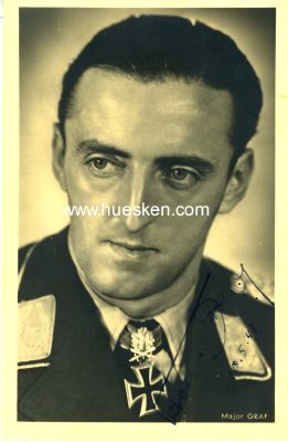 GRAF, Hermann. Oberst der Luftwaffe, Jagdflieger mit 212...