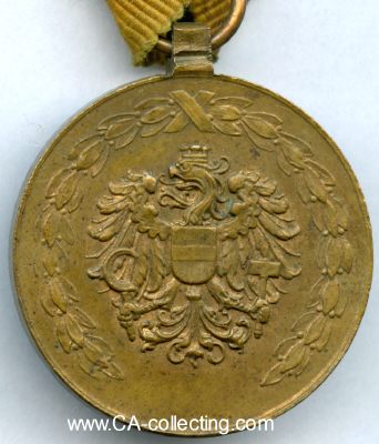 Foto 3 : FEUERWEHR-EHRENMEDAILLE M.1922 FÜR 25 JAHRE. Bronze....
