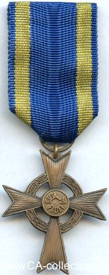 ORDEN SIGNUM FIDEI. Bronzenes Verdienstkreuz. 41x35mm am...