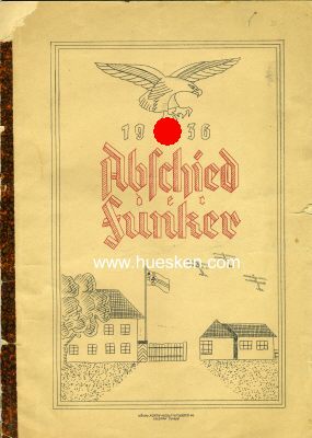 BIERZEITUNG 'ABSCHIED DER FUNKER 1936'. Erinnerungsheft...