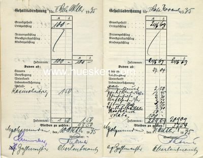 Photo 2 : GEHALTSBUCH für den Oberleutnant Thomä aus dem...