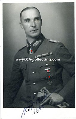 BÜNAU, Rudolf von. General der Infanterie,...