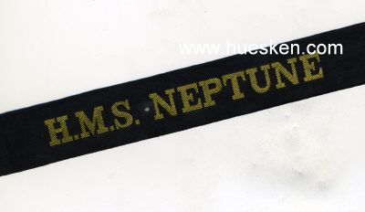 MÜTZENBAND 'H.M.S. Neptune' baumwollfaden 81cm