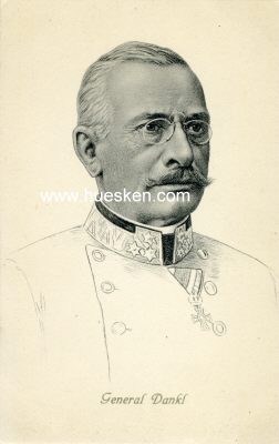 STENGEL-PORTRÄT-POSTKARTE 'General Dankl'.