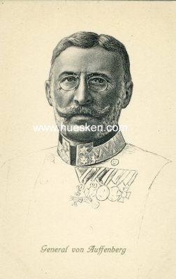 STENGEL-PORTRÄT-POSTKARTE 'General von Auffenberg'.