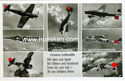 POSTKARTE 'Unsere Luftwaffe'.