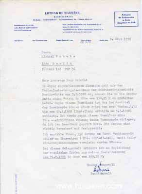 Photo 2 : MAIZIERE, Lothar de. Letzter DDR-Ministerpräsident,...
