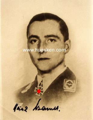 CRAMER, Heinz. Major der Luftwaffe, Kommandeur...