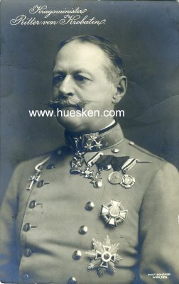 KROBATIN, Alexander Freiherr von. Österreichischer...