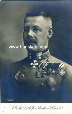 SCHENK, Alfred Edler von. Österreichischer General...