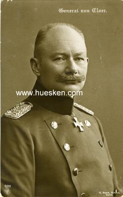 CLAER, Eberhard von. Preußischer General der...