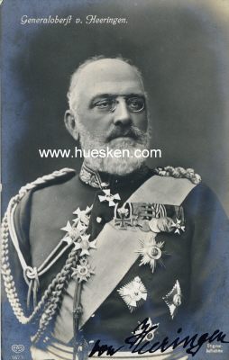 HEERINGEN, Josias von. Preußischer Generaloberst,...