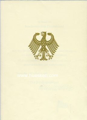 Photo 3 : HEINEMANN, Gustav. Bundespräsident und...