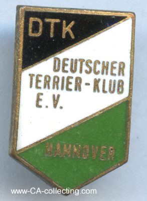 DEUTSCHER TERRIER-CLUB (DTK) HANNOVER. Mitgliedsabzeichen...